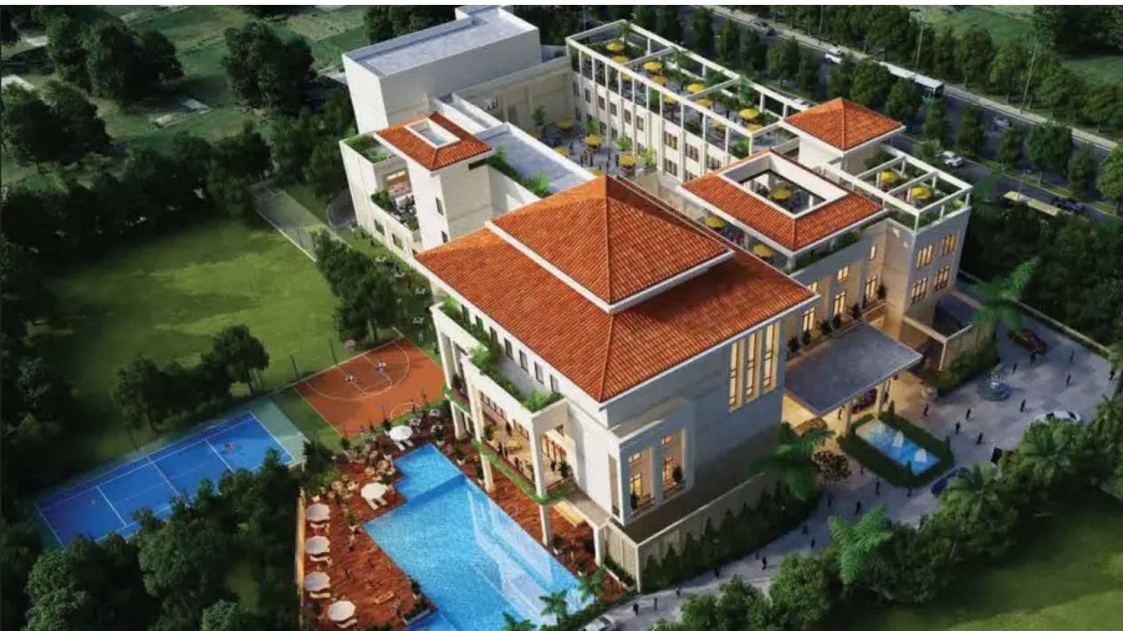 Adani Brahma Samsara Vilasa golf course road