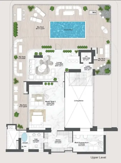 Elan The Emperor penthouse plan 2