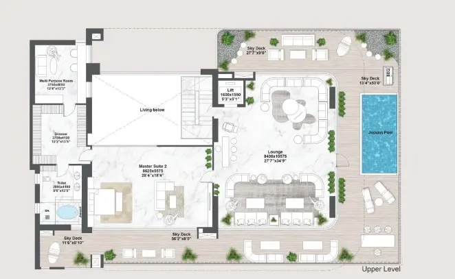 Elan The Emperor penthouse plan 2