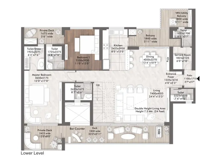 Elan The Presidential penthouse plan 3