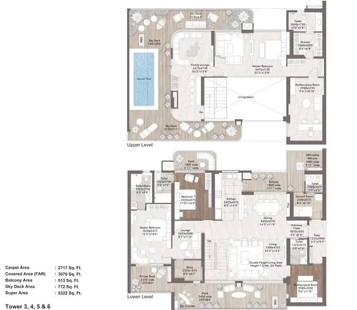 Elan The Presidential penthouse plan 1