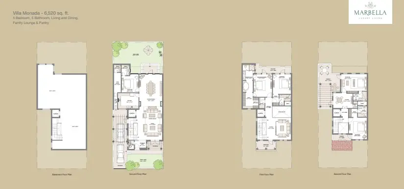 Emaar MGF Marbella villa plan 1