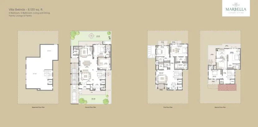 Emaar MGF Marbella villa plan 1