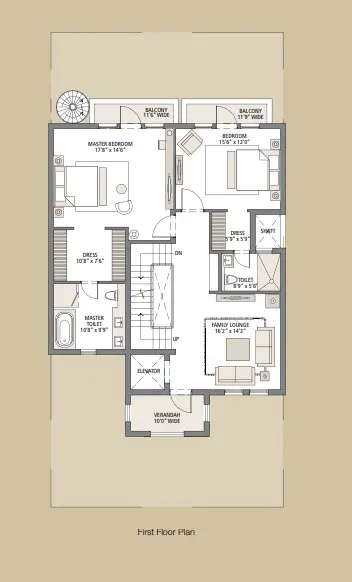 Emaar MGF Marbella villa plan 3