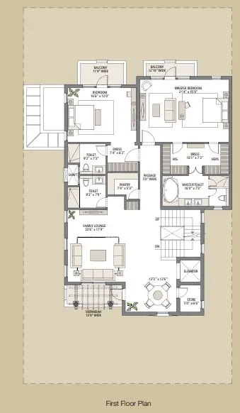 Emaar MGF Marbella villa plan 4