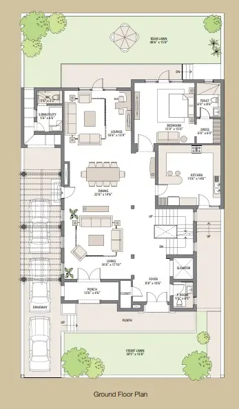 Emaar MGF Marbella villa plan 3