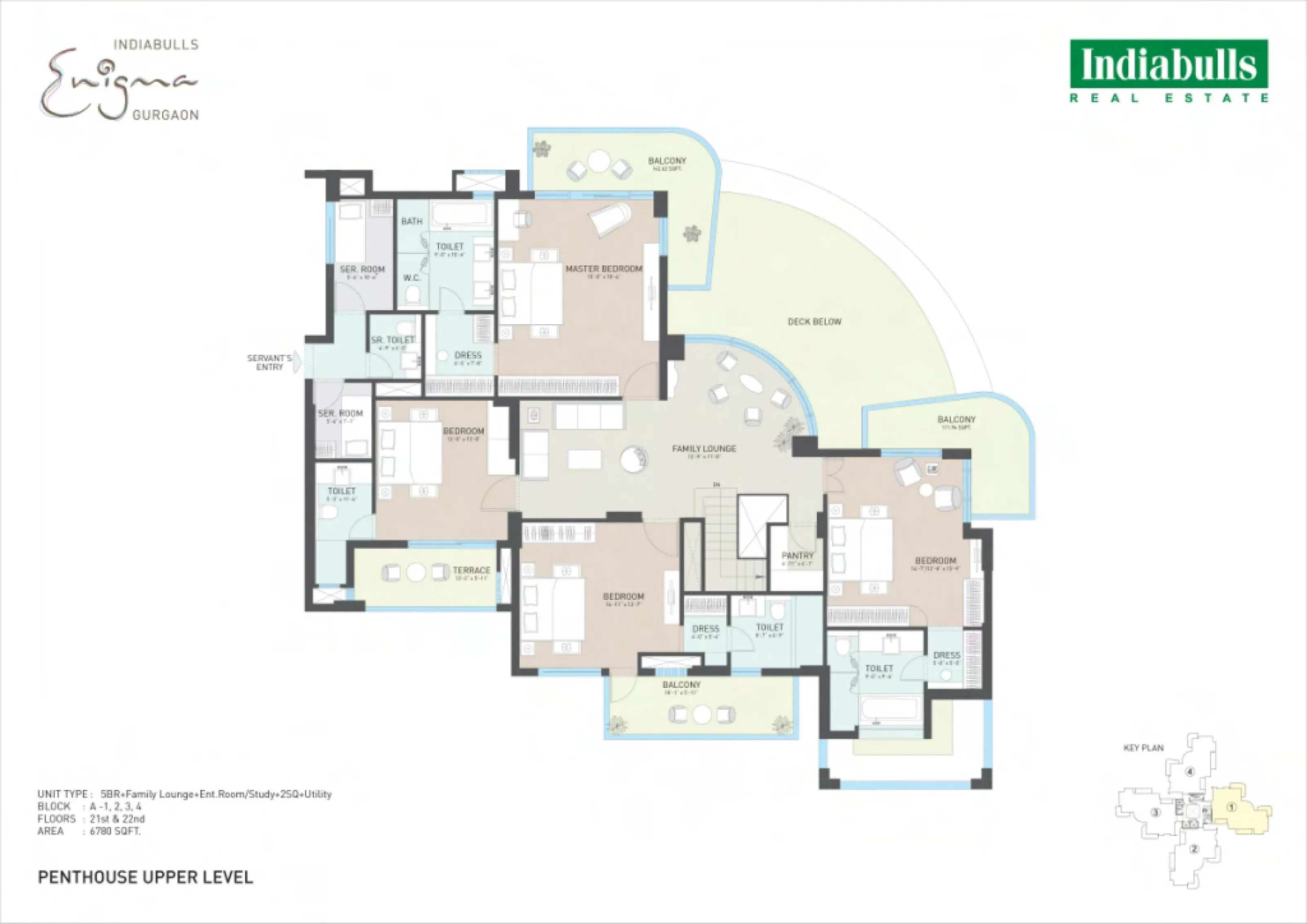 Indiabulls Enigma penthouse plan 2