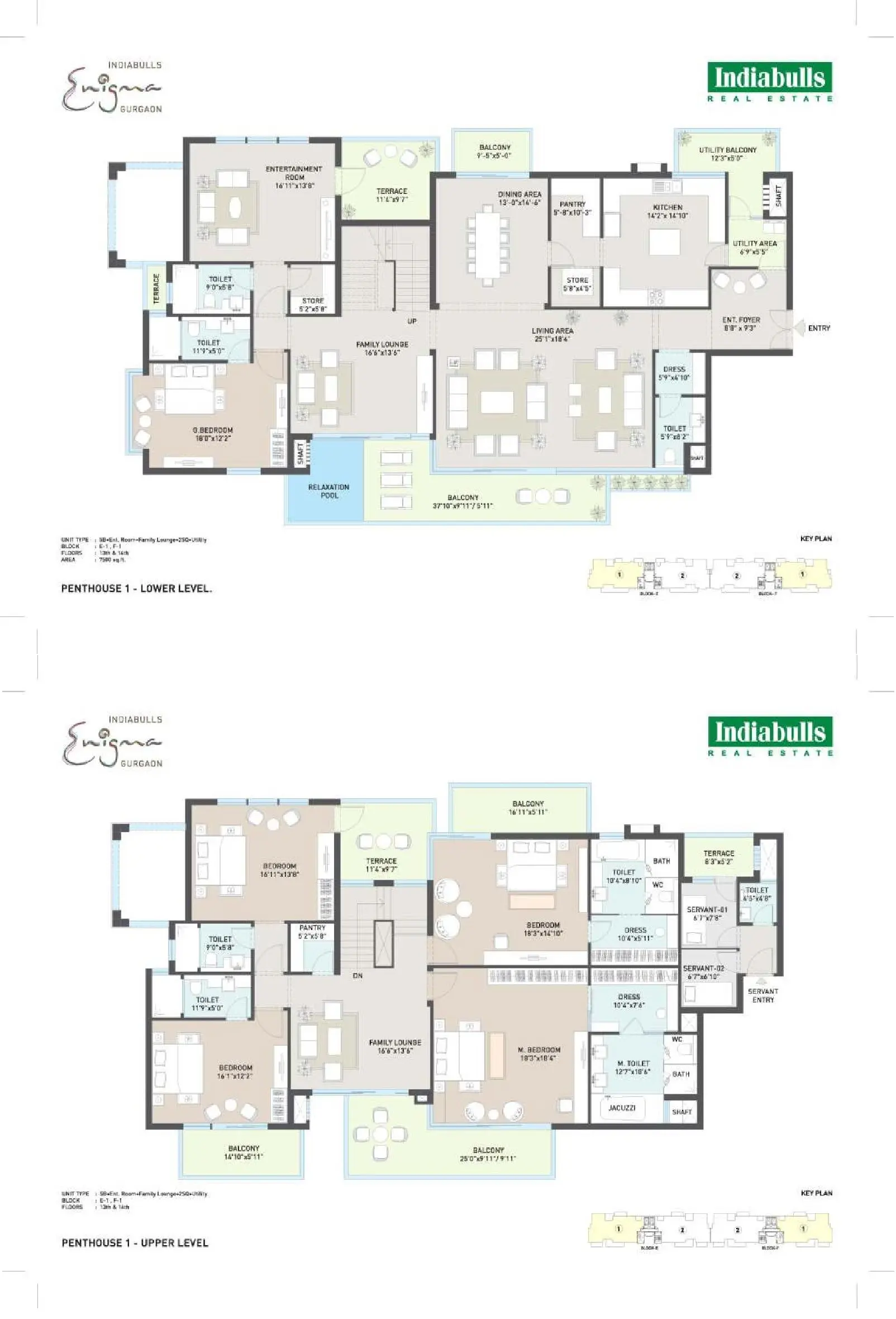 Indiabulls Enigma penthouse plan 1