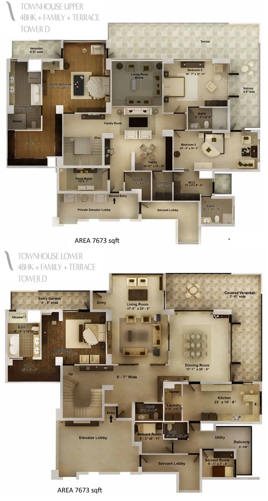 Pioneer Araya penthouse plan 1