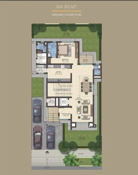 Sobha International City Villa villa plan 1