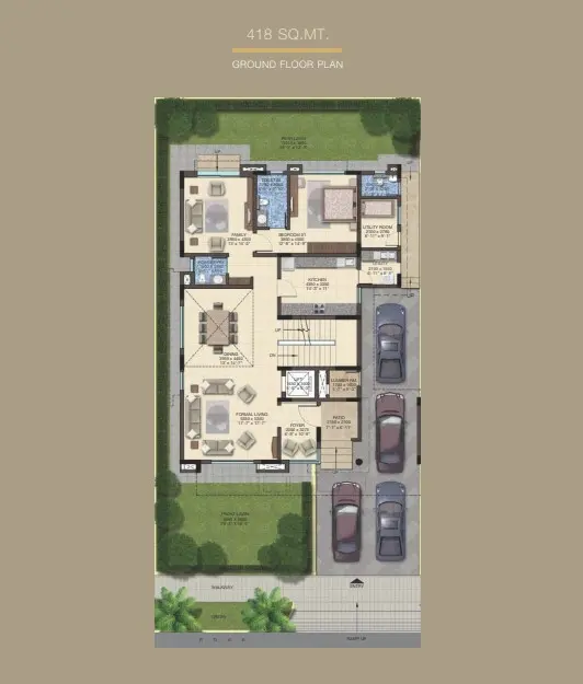 Sobha International City Villa villa plan 1