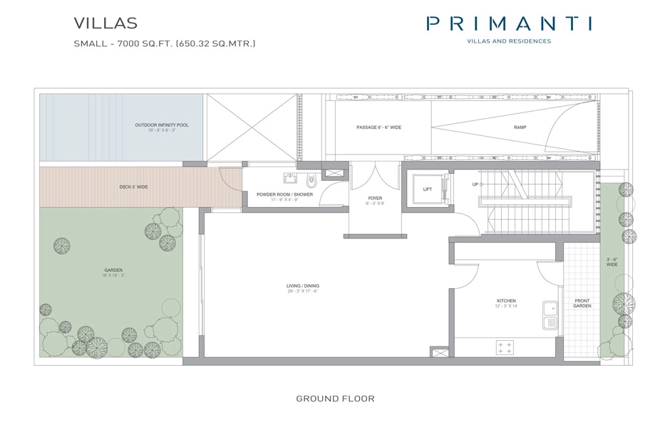 Tata Primanti villa plan 1