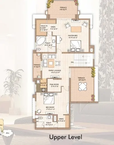 Vipul Greens penthouse plan 2