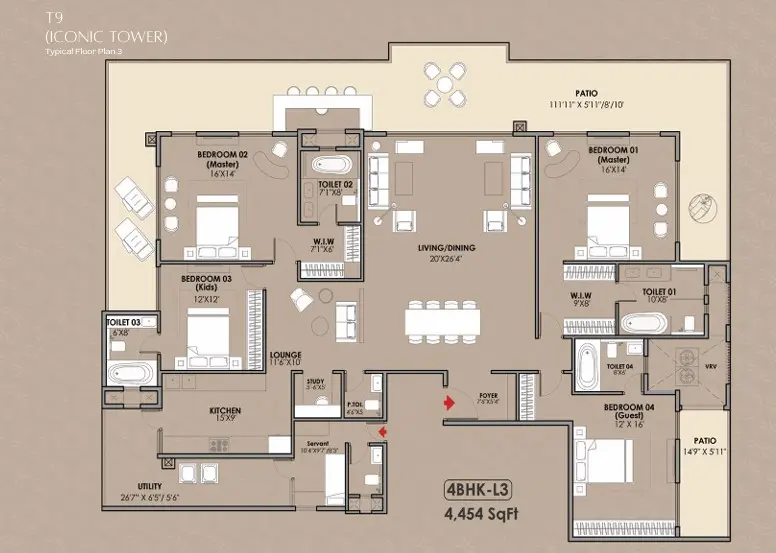 Whiteland The Aspen Iconic Towers